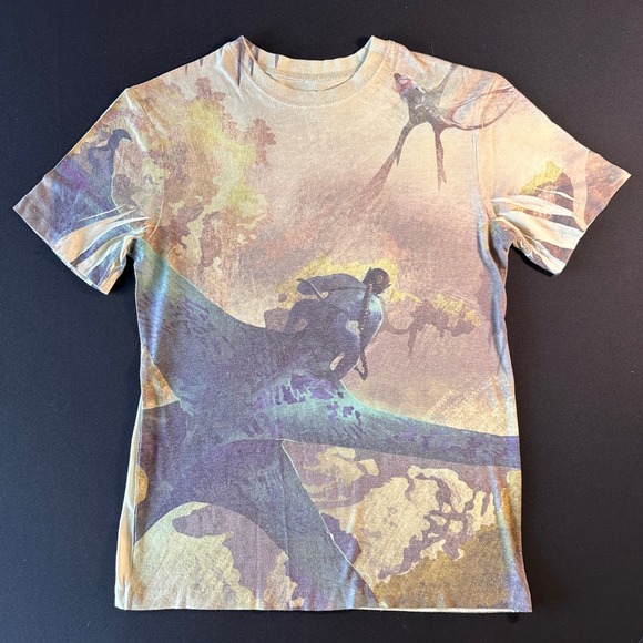 Disney Other - Disney Parks Avatar Pandora T Shirt Mens Small‎ All Over Print Single Stitch